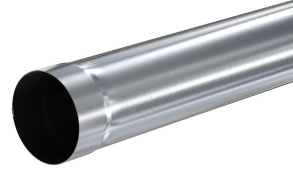 Водосток Aquasistem, Система 125x90 - Соединительная труба 1 метр оцинковка купить в Бугульме