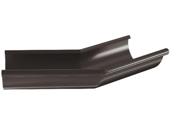 Водосток Aquasistem, система 125x90 - Угол желоба, наружный 135° RR 32 Тёмно-Коричневый купить в Бугульме