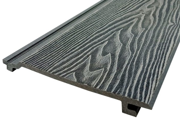 Сайдинг Darvolex 185x19x3000мм, 3D тиснение Серый купить в Бугульме