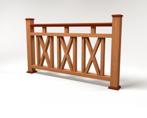 Ограждение из ДПК FG3 терракот купить в Бугульме