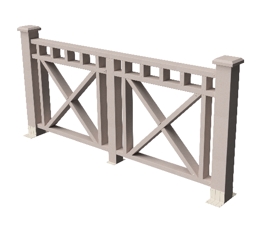 Ограждения декоративное ДПК GRINDERDECO Виктория выбеленный дуб купить в Бугульме