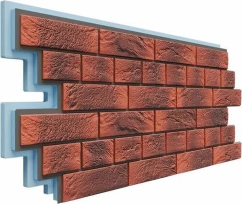 Термосайдинг Доломит Венецианский Кирпич 40 мм Корса купить в Бугульме