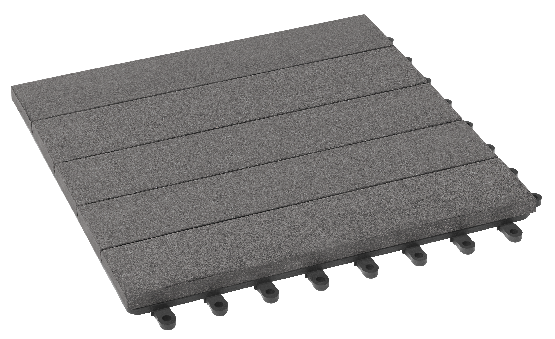 Модульный паркет ДПК GRINDERDECO Комфорт 3 Серый базальт купить в Бугульме