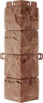 Угол наружный Альта-Профиль Фагот ЭКО Терракотовый