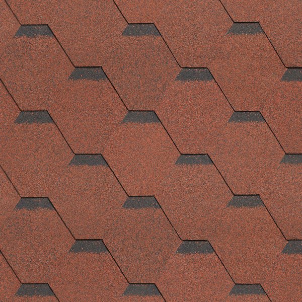 Гибкая черепица Shinglas, серия Ультра, коллекция Самба – Рубин купить в Бугульме