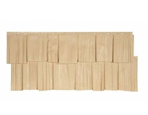 Фасадная панель T-Сайдинг-Щепа дуб ЭКО-1 Желтый купить в Бугульме