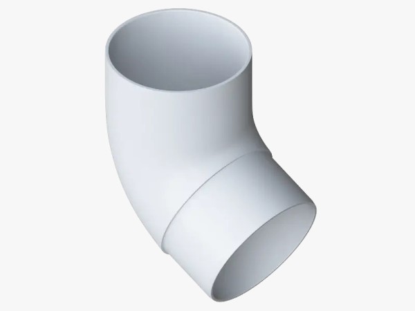 Водосток Альта-Профиль ПВХ – Колено 67 (белый) купить в Бугульме