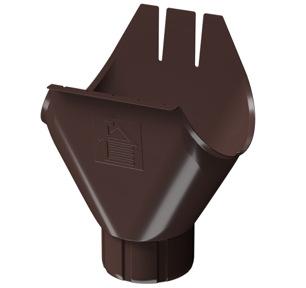 Воронка желоба D125 Döcke STAL PREMIUM Шоколад, (RAL 8019) купить в Бугульме