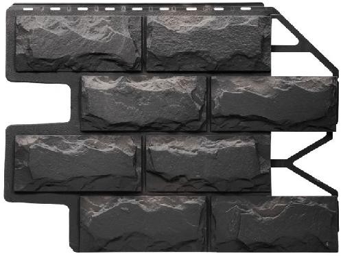 Фасадная панель FineBer Блок, Темно-серый купить в Бугульме