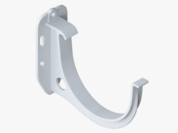 Водосток Альта-Профиль ПВХ – Кронштейн желоба водосточный (белый) купить в Бугульме