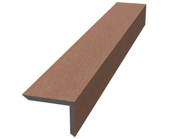 Уголок ДПК для террасной доски NauticPrime, 60x40x2900мм Кедр купить в Бугульме