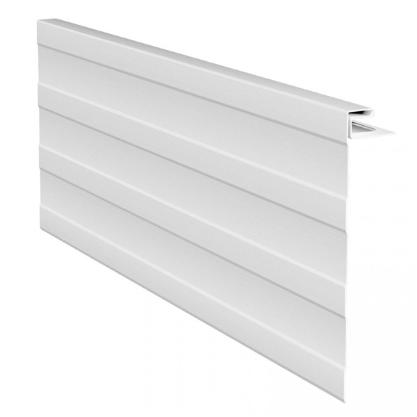 J-фаска ( ветровая, карнизная планка ) для сайдинга, белый купить в Бугульме