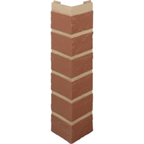 Наружный угол кирпич (красный), 0,47 х 0,1м купить в Бугульме
