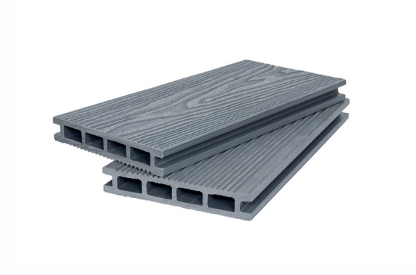 Террасная доска ДПК POLIVAN GROUP 3D+вельвет пустотелая двухсторонняя DENPASAR серый купить в Бугульме