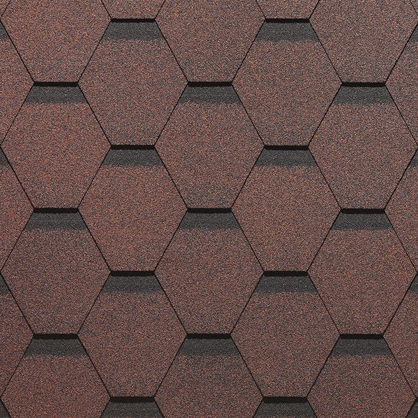 Гибкая черепица Docke, коллекция Сота – Красный купить в Бугульме