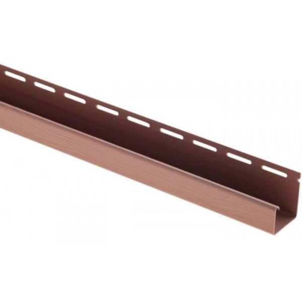J-профиль Люкс Крашенный, T-15, ВН, Красно-коричневый купить в Бугульме