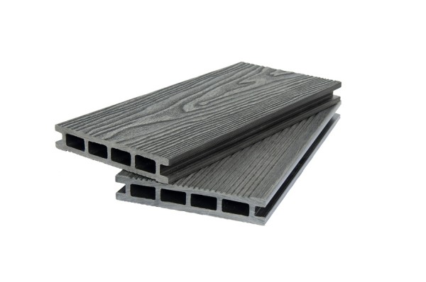 Террасная доска ДПК POLIVAN GROUP 3D+вельвет пустотелая двухсторонняя DENPASAR чёрный купить в Бугульме