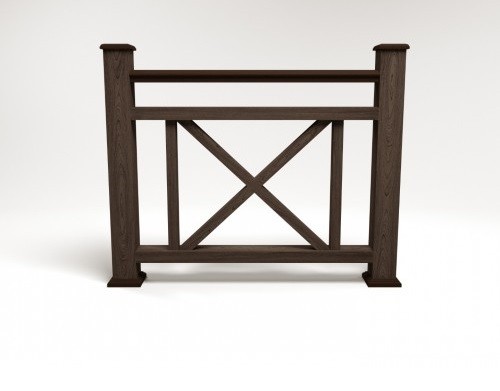 Ограждение из ДПК FG2 венге купить в Бугульме