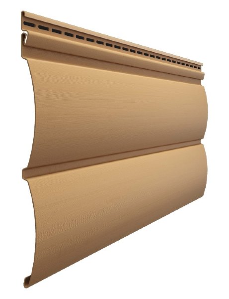 Виниловый сайдинг docke (дёке) - blockhaus D4,7T (под бревно), карамель купить в Бугульме