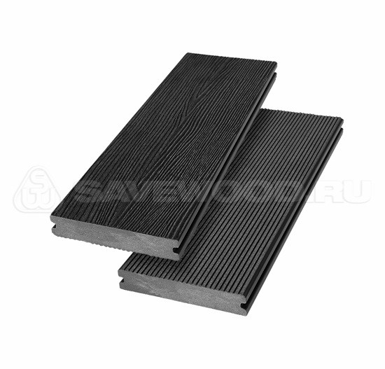 Террасная доска SW Abies (R) - радиальный распил Черный купить в Бугульме