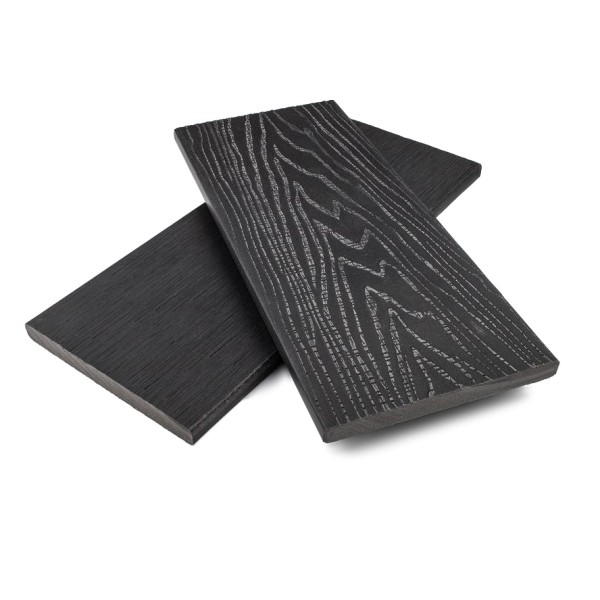 Заборная доска ДПК NanoWood Nature 3D полнотелая Антрацит купить в Бугульме