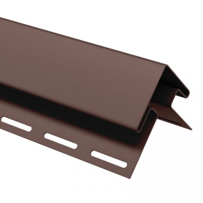 Угол внешний (наружный) для сайдинга, коричневый
