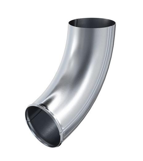 Водосток Aquasistem, Система 150/100 - Колено трубы сливное оцинковка купить в Бугульме