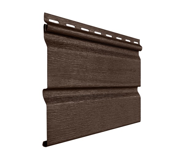 Виниловый сайдинг fineber - "стандарт", коричневый купить в Бугульме