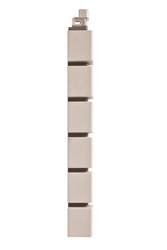 Фасадная панель Наружный угол кирпич клинкерный МАЛЫЙ (белый) 0,46х0,048м купить в Бугульме