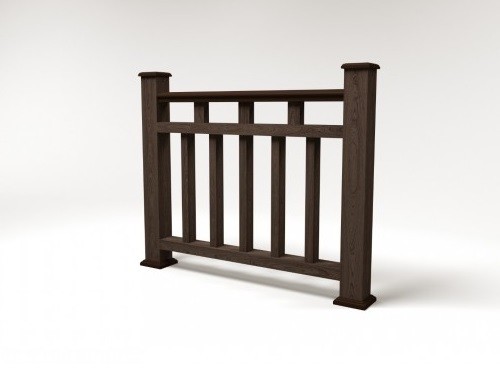 Ограждение из ДПК FG1 венге купить в Бугульме