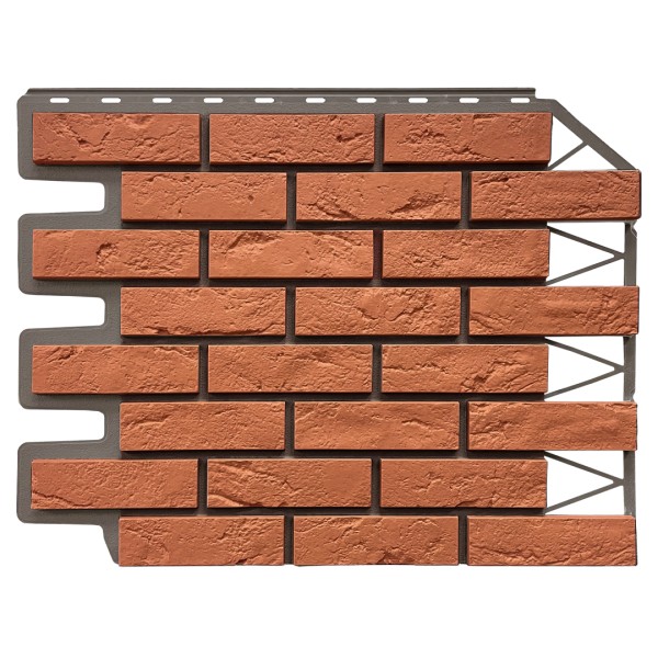 Фасадная панель FineBer, Кирпич Баварский, Терракотовый купить в Бугульме