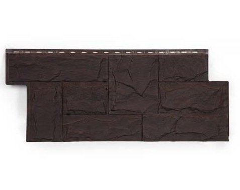 Фасадная панель T-Сайдинг-Гранит Леон ЭКО-2 Венге купить в Бугульме