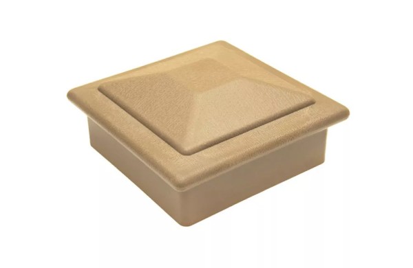 Крышка верхняя ПВХ для столба Deckart 125х125 Орех купить в Бугульме