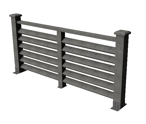 Ограждения декоративное ДПК GRINDERDECO Босфор серый базальт купить в Бугульме