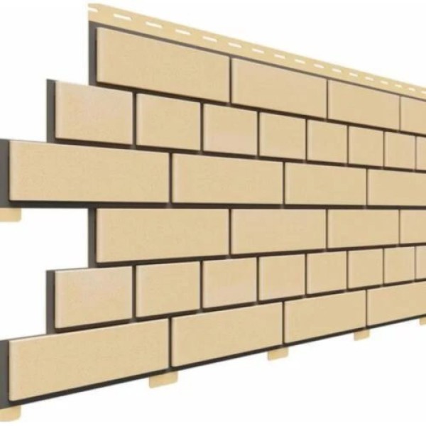 Фасадная панель Доломит Кирпич, Светло-желтый купить в Бугульме