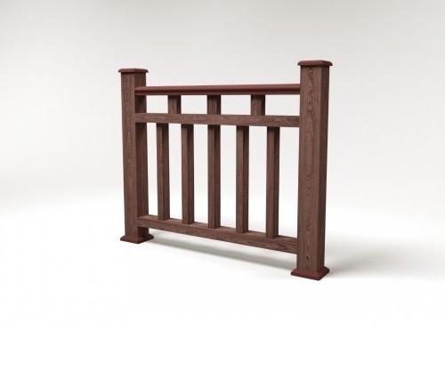 Ограждение из ДПК FG1 шоколад купить в Бугульме