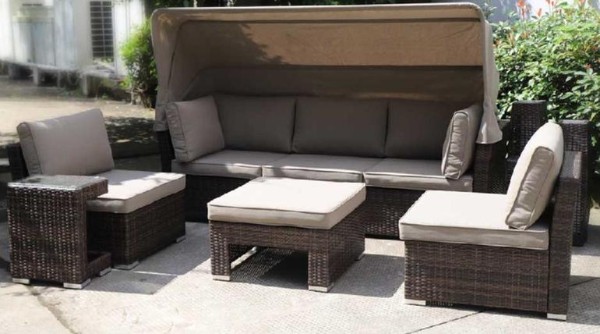 Диван-Трансформер AFINA плетеный из иск. ротанга AFM-320B Brown купить в Бугульме