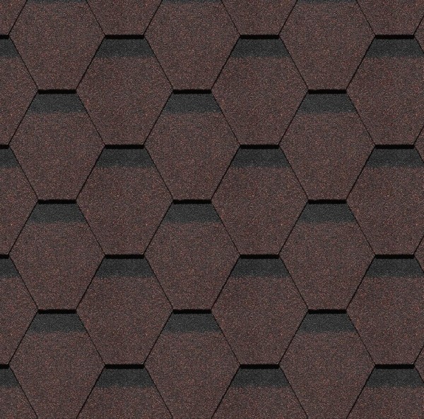 Гибкая черепица Docke, коллекция Шеффилд – Корица купить в Бугульме