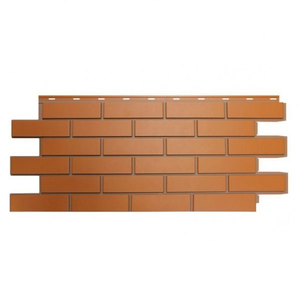 Фасадная панель Nordside, Гладкий Кирпич, Красный купить в Бугульме