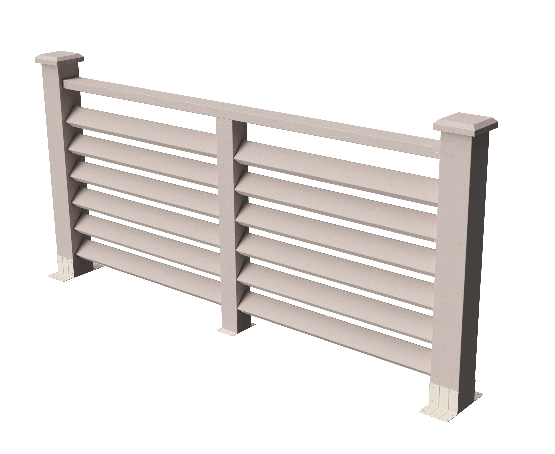 Ограждения декоративное ДПК GRINDERDECO Босфор выбеленый дуб купить в Бугульме