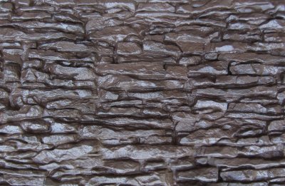 Фасадная панель Аэлит Пласт крупный Коричневый