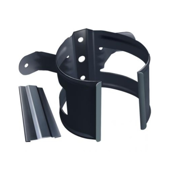 Водосток Grand Line 125x90 – Хомут трубы (на дерево) RAL 7024 купить в Бугульме