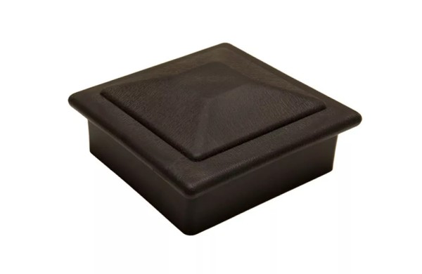 Крышка верхняя фигурная ПВХ для столба Deckart 100х100 Графит купить в Бугульме