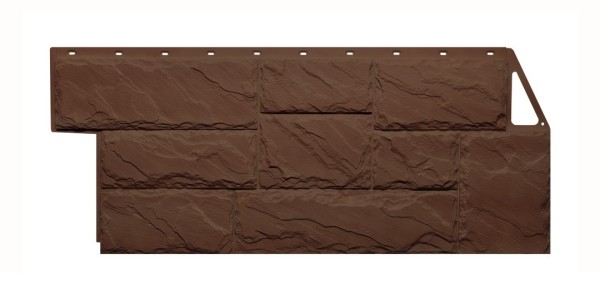 Фасайдинг Серия «Камень крупный» Коричневый купить в Бугульме