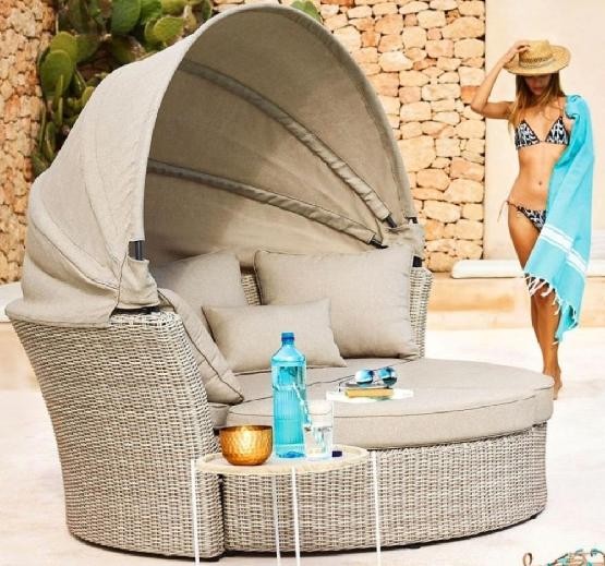 Диван-Трансформер AFINA плетеный из иск. ротанга AFM-325 Beige купить в Бугульме