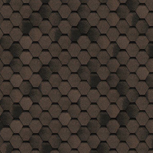 Гибкая черепица Shinglas, серия Финская,коллекция Соната – Коричневый купить в Бугульме