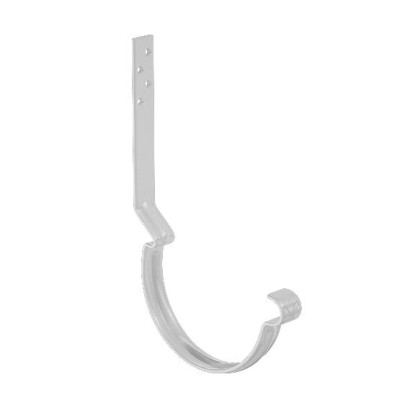 Водосток Aquasistem, система 150x100 - Крюк крепления желоба длинный RR 20 Мраморно-белый