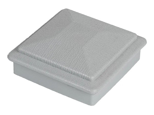 Крышка верхняя фигурная ПВХ для столба Deckart 100х100 Серый купить в Бугульме