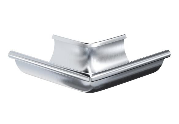 Водосток Aquasistem, Система 150/100 - Угол желоба наружный оцинковка 90° купить в Бугульме