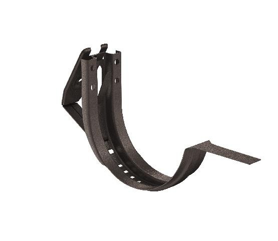 Водосток Aquasistem, Система 150/100 - Крюк крепления желоба короткий регулируемый RR 32 Тёмно-коричневый matt купить в Бугульме